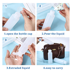 10 шт. пустые пластиковые бутылки с откидной крышкой для повторного использования&nbsp;MRMJ-BC0003-51