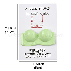 Прямоугольная бумажная поздравительная открытка для друзей DIY-YW0016-01A