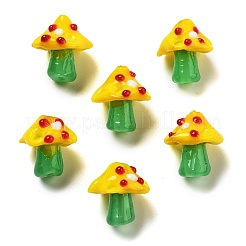 Нити бугорчатых бусин ручной работы в технике лэмпворк LAMP-A004-06E