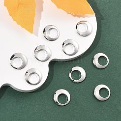 Messing flache runde Charms&nbsp;XGR0119P-108P