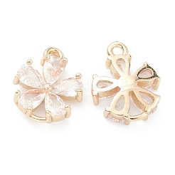 Латунные подвески с фианитами ZIRC-O042-02G