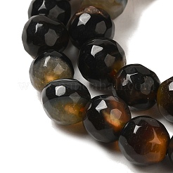 Hilos de cuentas de ágata natural (teñidas y calentadas)&nbsp;G-H066-B02-01