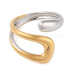 Кольца-манжеты из нержавеющей стали 304 для женщин&nbsp;RJEW-Z058-03G