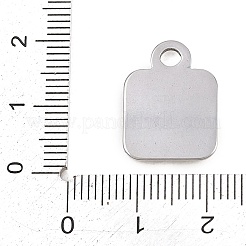 Cabochon-Fassungen für Anhänger aus Edelstahl 304&nbsp;STAS-D264-08A-P