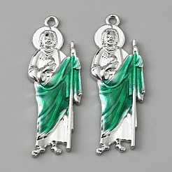 Эмали сплава большие кулоны&nbsp;ENAM-WH0057-23P