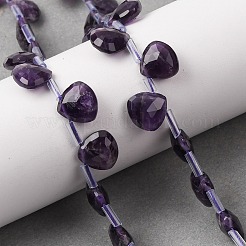 Natürlichen Amethyst Perlen Stränge&nbsp;G-L654-L01-01