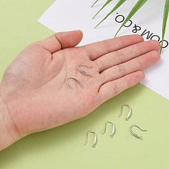 Антикоррозийное родиевое покрытие 925 серьги-крючки из стерлингового серебра STER-K168-096P