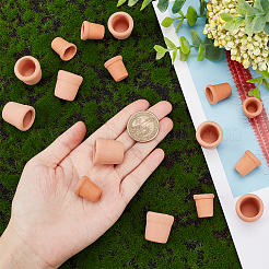 16 pieza de 2 mini macetas con forma de figurita&nbsp;DJEW-CA0001-16