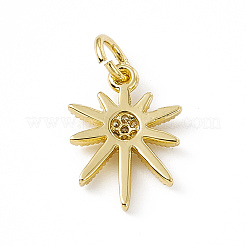 Латунные микро проложить кубического циркония подвески ZIRC-F132-34G