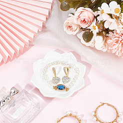 Мандала в форме цветка фарфоровая тарелка для украшений DJEW-WH0043-41A