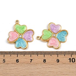 Подвески из нержавеющей стали 304 со стразами STAS-P410-14G