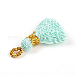 Кулон с кисточкой из поликоттона (полиэстер)&nbsp;FIND-N006-01D