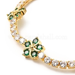 Браслет-цепочка из кубического циркония&nbsp;BJEW-A132-22G