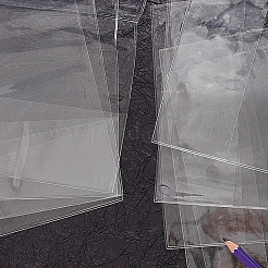 Прозрачные обложки для книг из ПВХ AJEW-WH20048-84E