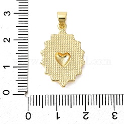 Латунь эмаль подвески&nbsp;KK-P303-08A-G