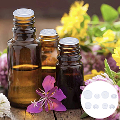 80 комплект из 4-х видов пластиковых пылезащитных пробок для бутылок AJEW-GF0008-15B