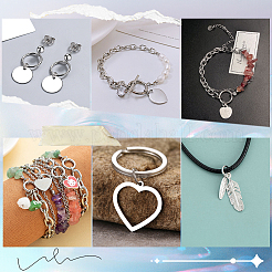 304 3000 шт. открытых соединительных колец из нержавеющей стали STAS-SP0001-63C