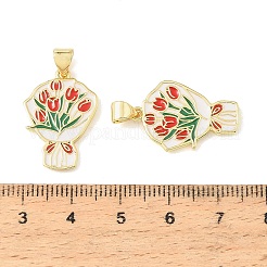 Pendentifs en laiton émaillé pour la saison des remises de diplômes&nbsp;KK-CBAF2EC-03G-D01