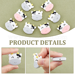 12шт 2 цвета силиконовые бусины&nbsp;FIND-CA0005-06