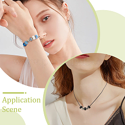 96 шт. 8 цвета смолы европейские бусины RESI-SC0005-85