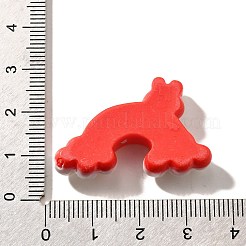 Кабошоны из непрозрачной смолы на тему кролика CRES-U004-04E