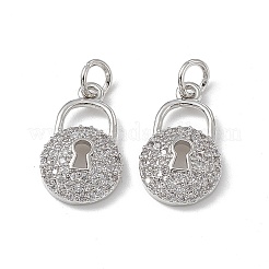 Латунные микро проложить кубического циркония подвески&nbsp;KK-E068-VB118