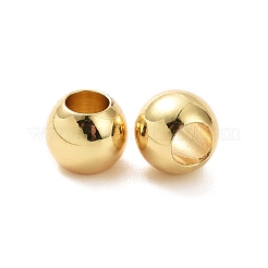 Perline in ottone&nbsp;KK-F0317-6mm-01G-NR