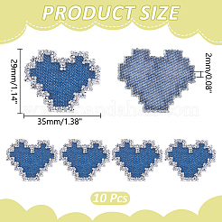 10 шт. стеклянный стразы с горячей фиксацией DIY-WR0004-87B