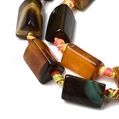 Натуральные полосатые агатовые бусы&nbsp;G-H342-C01-02