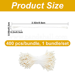 1 paquet de cœur de fleur artificielle en gypse&nbsp;DIY-GF0014-33B