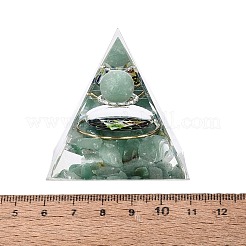 Générateurs d'énergie de résine de pyramide d'orgonite&nbsp;DJEW-N005-02C