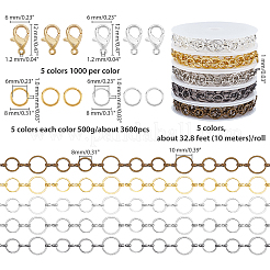 Наборы для самостоятельного изготовления цепочек-ожерельев&nbsp;DIY-AR0001-55