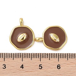 Подвески из латуни с эмалью в стойку&nbsp;KK-P261-03G