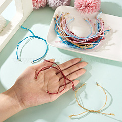 20 Stück 5 Farben Polyesterschnur geflochtene Armbandherstellung&nbsp;AJEW-TA00046