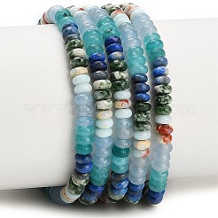 Colliers de perles en jade blanc naturel teinté&nbsp;GG-CBA1E0E-01E