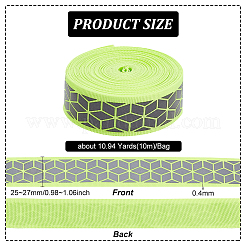 10 м плоская светоотражающая лента из полиэстера в крупный рубчик OCOR-BC0006-19A