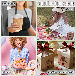 Пакеты из крафт-бумаги с принтом звезд и ручками ABAG-WH20013-08C