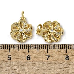 Латунные микро проложить кубического циркония подвески KK-I358-063G-H