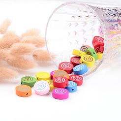 Смешанные бессвинцовые бусины из натурального дерева X-TB111Y