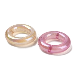 Светящиеся акриловые бусины с УФ-покрытием LACR-R001-02A