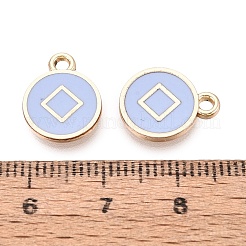 Emaille Anhänger Legierung&nbsp;ENAM-Q002-04G-01