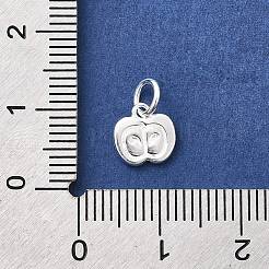 Подвески-яблоки из стерлингового серебра ко Дню учителя 925 STER-A048-19S