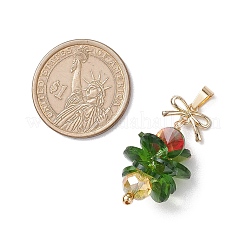 Colgantes de vidrio con tema navideño&nbsp;PALLOY-JF02865