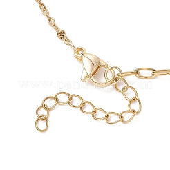 Изготовление браслета-цепочки из нержавеющей стали 304&nbsp;AJEW-JB01515-02