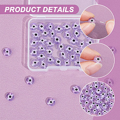 Ручной сглаза бусины бисер нитей LAMP-NB0001-88B