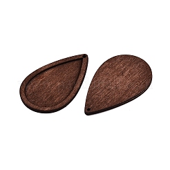 Большие подвески из натурального дерева тополь WOOD-N016-38