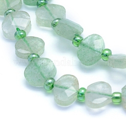 Verde naturale quarzo fragola fili di perline&nbsp;G-L552M-01