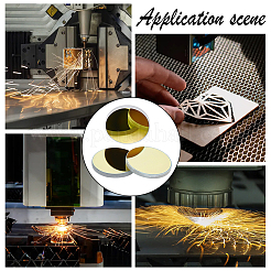 3 шт. стеклянная отражающая линза k9 AJEW-WR0002-23A