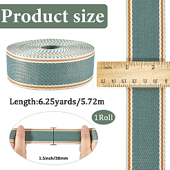 6.25 ярд полосатых лент из поликоттона в твиле&nbsp;SRIB-CY0001-09B