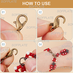 800 шт. 8 цвета из цинкового сплава FIND-SP0001-32